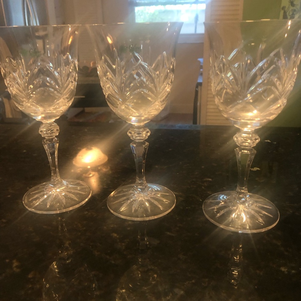 Galway Irish Crystal Kylemore Water Goblets